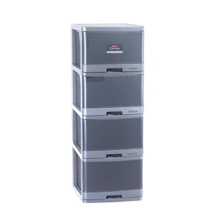 Lion Star Excel Container XC-12 Lemari Plastik 4 Susun L4 - Random