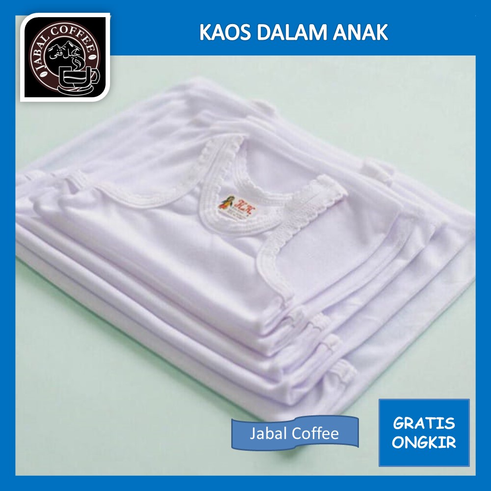 Kaos Dalam Anak Laki Perempuan / Kaos Dalam Anak Singlet Bayi Warna Ukuran S M L XL