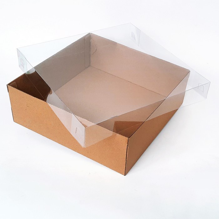BM252510  - Dus Box Packaging Kotak kue Puding Window