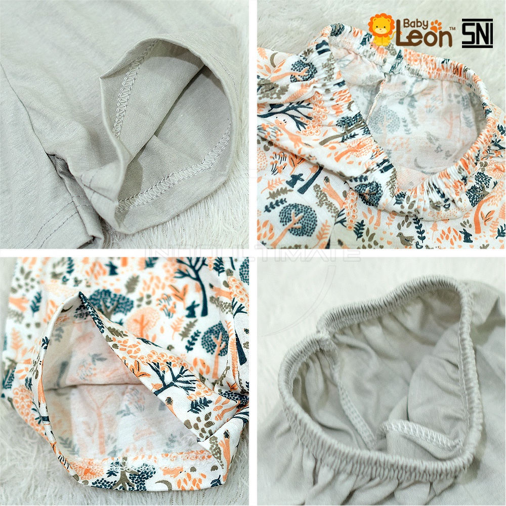2in1 BABY LEON Set Setelan Baju Bayi + Celana Bayi Newborn Baru Lahir SBJ-8790 SBJ-8791 Celana Panjang Bayi Celana Pendek bayi Baju Lengan Panjang Bayi Baju Lengan Pendek bayi Kaos Bayi Pakaian Bayi Perlengkapan bayi BH-8799