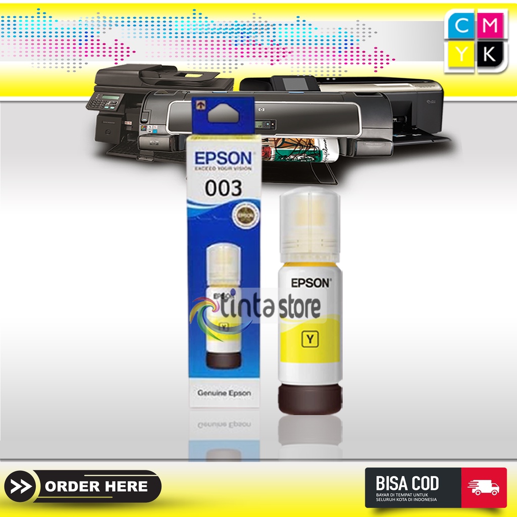 Tinta Epson 003 YELLOW SERIES L3110 L3150 L3100 L1110 L3101 L5190