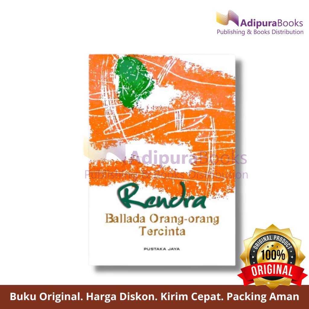 Buku Sastra Rendra Ballada Orang-Orang Tercinta Karya Rendra