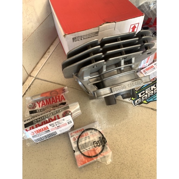 cylinder blok block seher boring y125z y125zr 125z 125zr komplit ori Block Yamaha 125Z 125zr blok cy