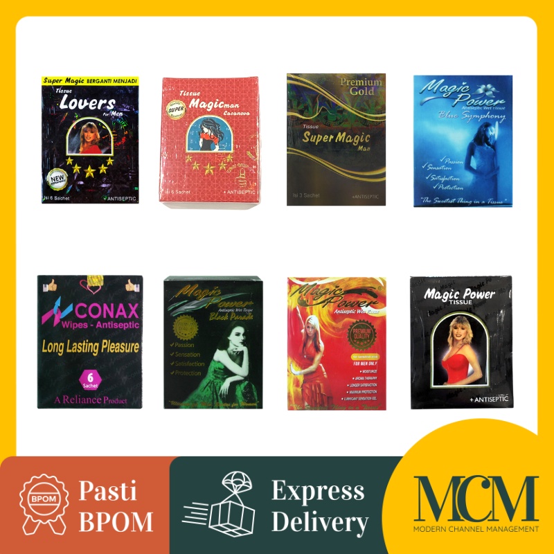 Zainosikon Tisu Magic - Tissue Magic Man Original / Aroma Casanova / Premium Gold / Sutra / Magic