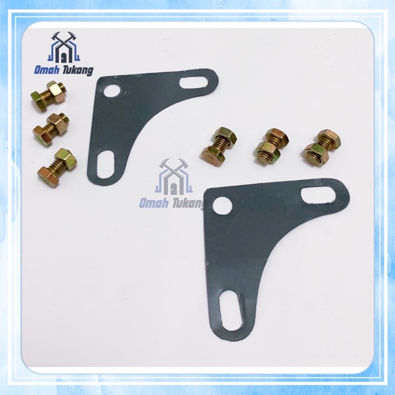 PLAT SIKU LUBANG / PLAT BESI SIKU LUBANG 0,6mm Lebar 7,5cm