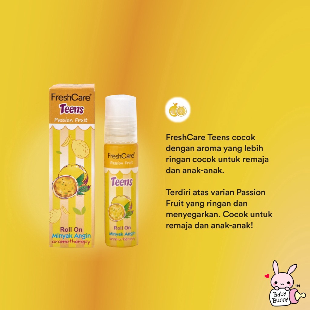 ❤ BELIA ❤ FRESH CARE Teens (✔️BPOM) Minyak Angin Aromatheraphy Roll On 10mL | freshcare gosok teen