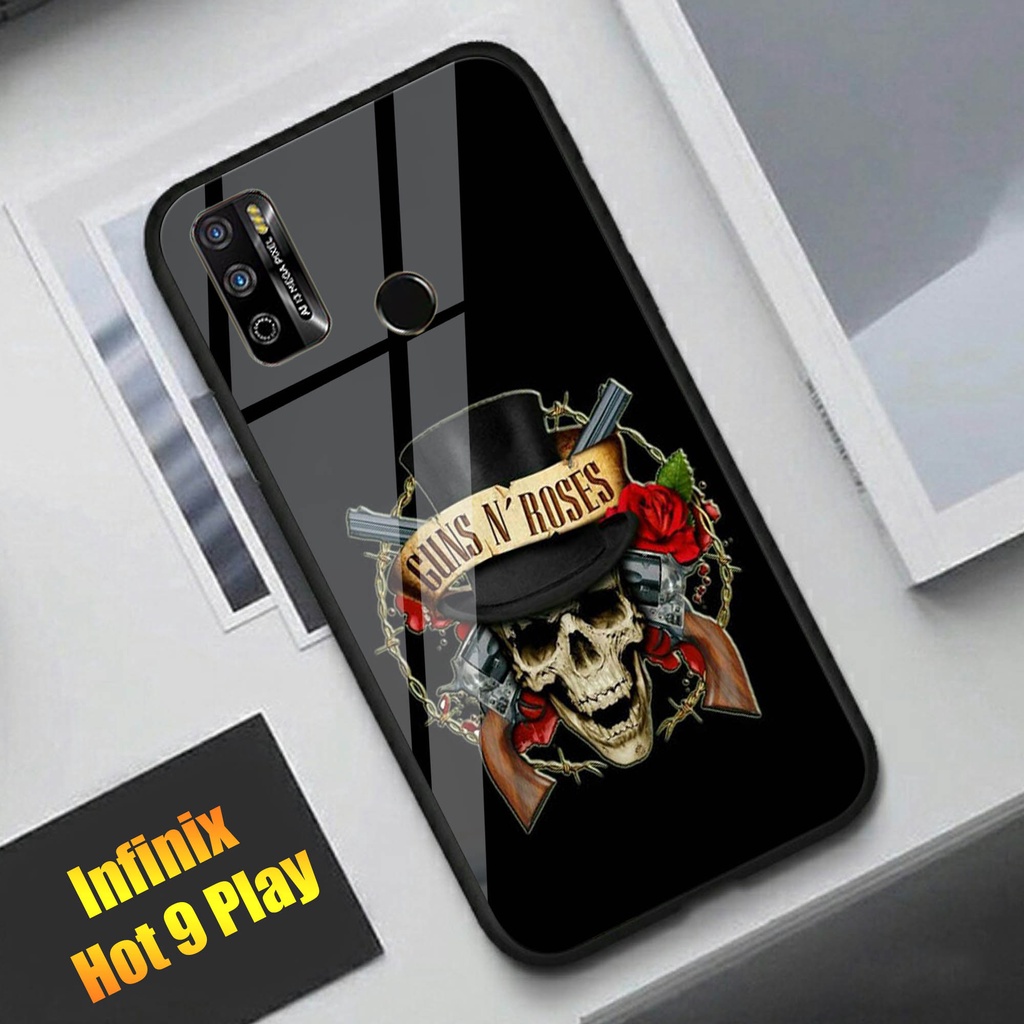Softcase Kaca For INFINIX HOT 9 PLAY - Case Handphone INFINIX HOT 9 PLAY [T74].