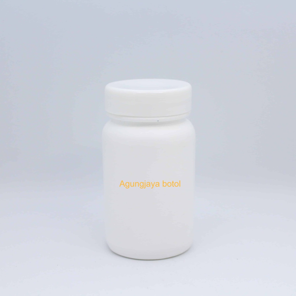 Botol Tablet 60 Obat Putih / Botol Obat / Botol Tablet / Botol Kapsul / Botol Obat Kosong