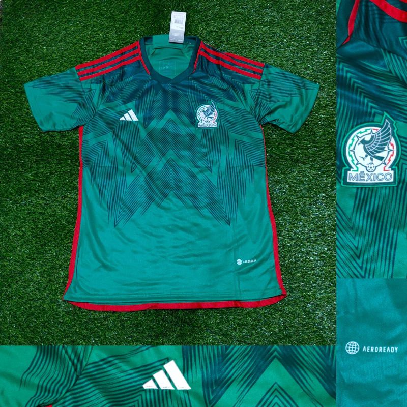 JERSEY BOLA JERSEY MEXICO HOME WORLD CUP 2022/2023 GRADE ORI HIGHQUALITY IMPORT THAILAND BAJU BOLA M