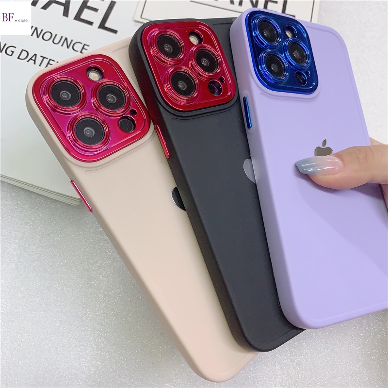 Soft Case Pelindung Lensa Bahan Silikon Untuk Iphone 14 13 12 11 X XR XSMAX
