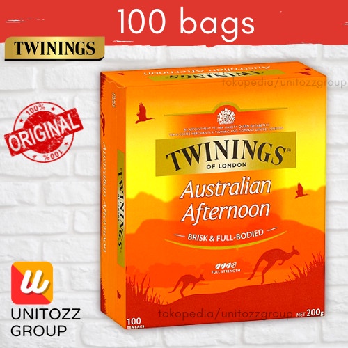 

TWININGS AFTERNOON TEA BAGS 100 PACK 200 GR