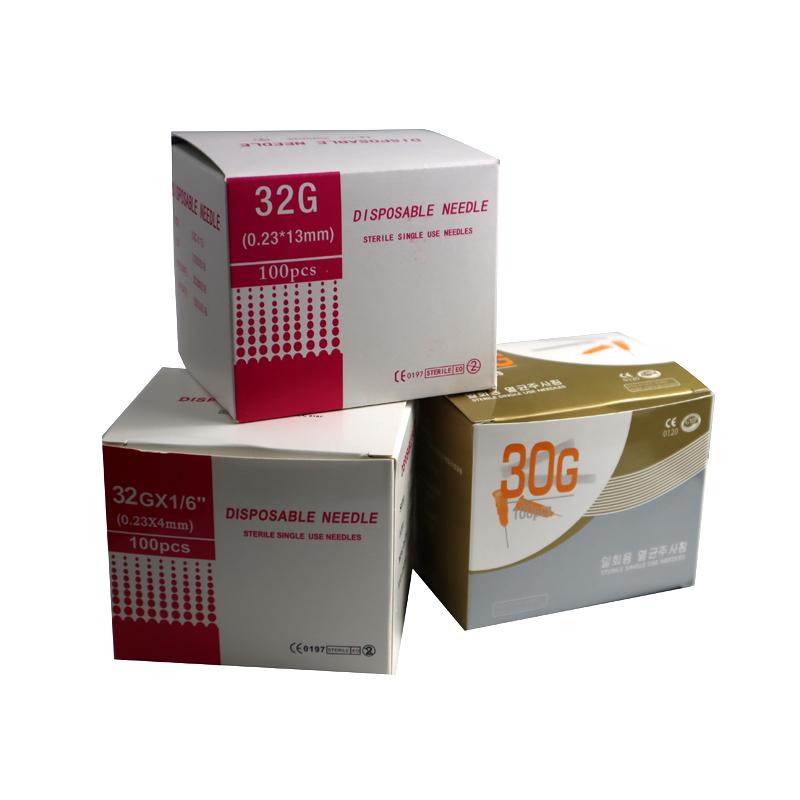 Beauty Items 32G 30G 4mm 13mm Disposable Meso Needle and Meso Products Dermal Filler