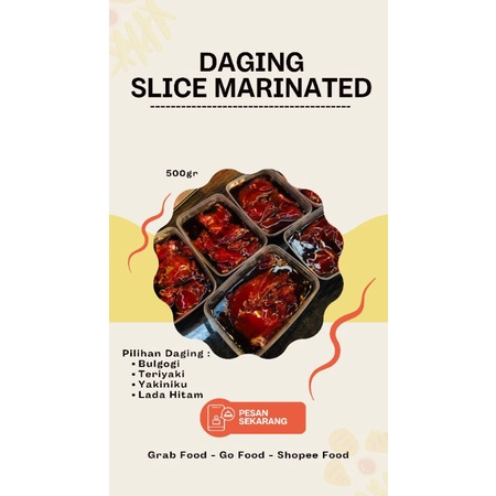 

Daging Beef Slice Marinated || daging slice marinasi