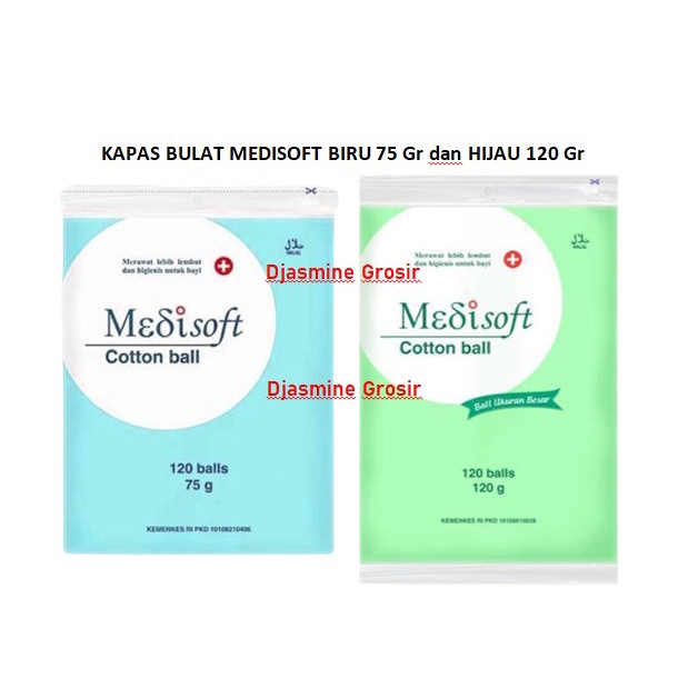 Kapas Bulat Bola Medisoft Cotton Ball 120