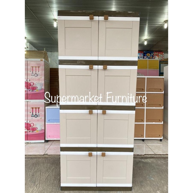 

LEMARI PLASTIK CLUB / CLUB POLOS 4 susun / CLUB POLOS MURAH stock ready