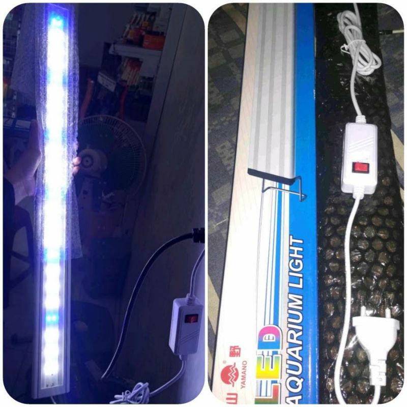 LAMPU LED YAMANO P800 12WATT AQUARIUM AQUASCAPE / YAMANO SERI P 800 ASLI !!