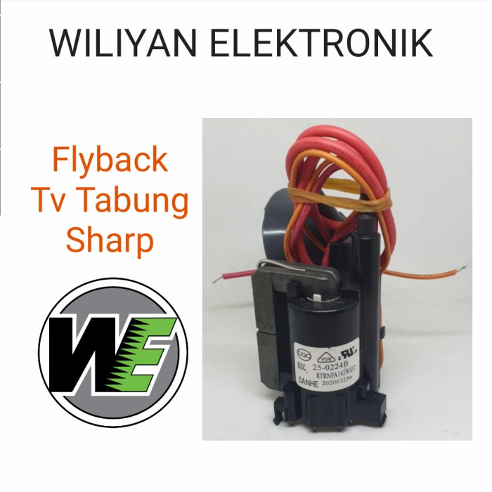Flyback Tv Sharp Bsc25 - 0224B / Fa142Wj Original