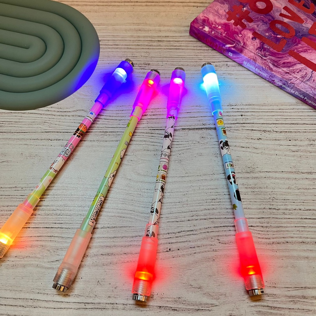 

Pulpen Spinning Putar Magnet LED Lampu Warna Warni - MOTIF DOMBA BITI - pena lucu pen gel bolpoin bulpen warna warni unik alat tulis hadiah anak sekolah & kantor stationery cute karakter kartun - VALUED GOODS (VG)