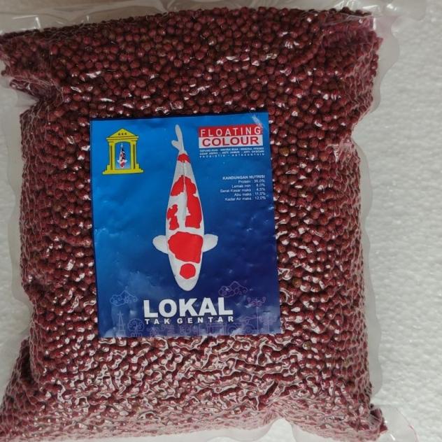 PAKAN IKAN KOI LOKAL TAK GENTAR LTG 1KG 1 KG - COLOUR