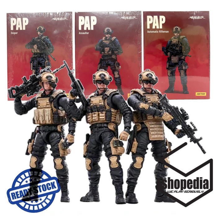 JOYTOY PAP People's Armed Police Automatic Rifleman Sniper Assaulter