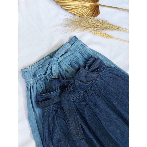 UNIQ*LO DENIM SKIRT WANITA