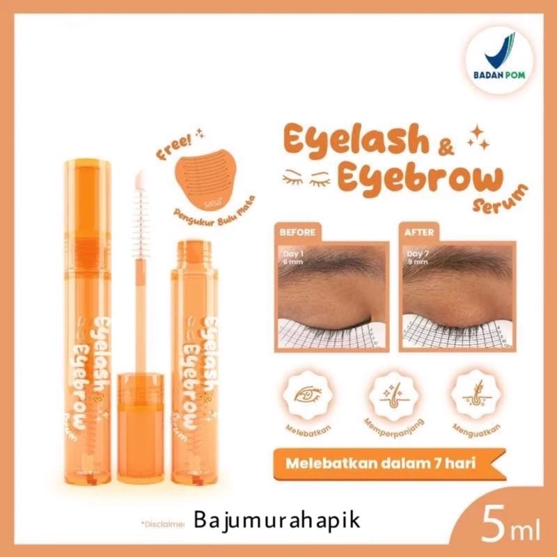 Salsa Eyelash Eyebrow Serum/ Pemanjang Penumbuh Alis dan Bulu Mata