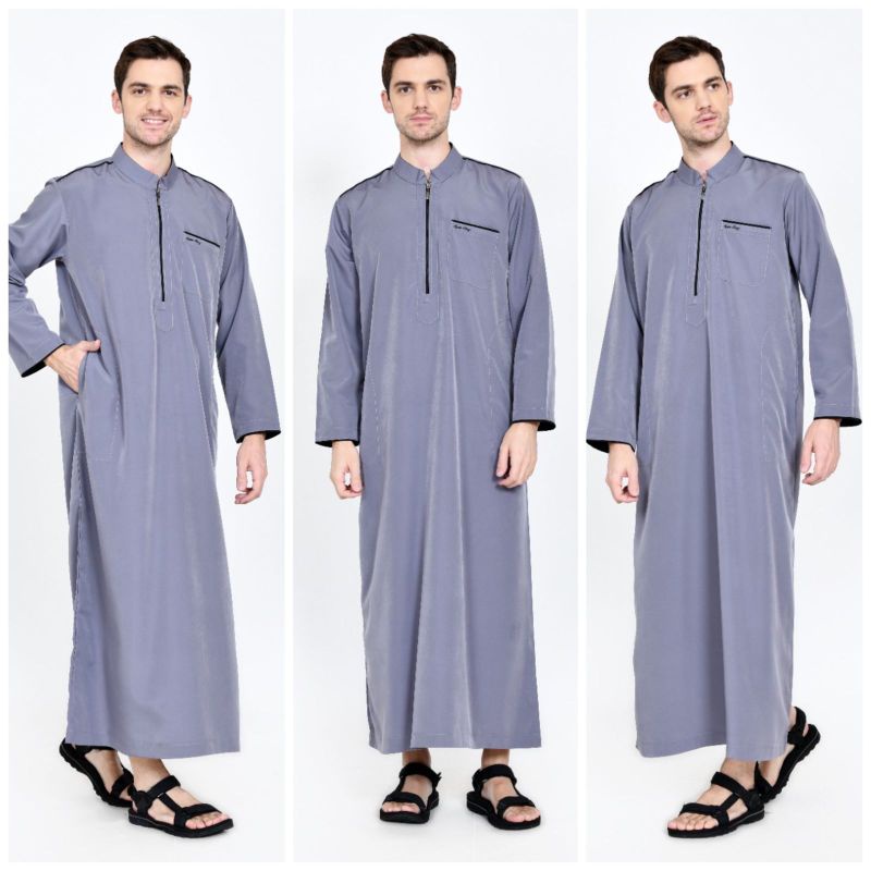 Gamis pria/Jubah Pria , Gamis Pria Muslim/Jubah Polos Dewasa Berkualitas Bahan Adem