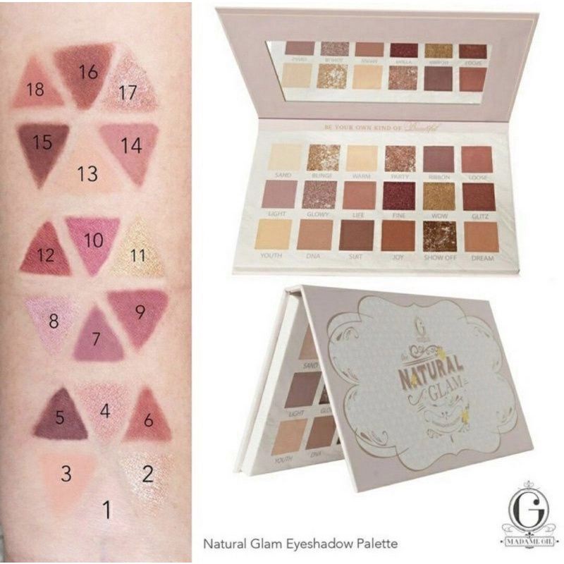 MADAM GIE NATURAL GLAM EYESHADOW PALETTE