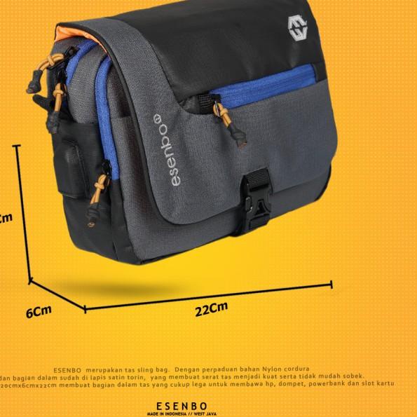 Tas Selempang Pria ESENBO BODEN - Tas Selempang Casual Kotak ESENBO