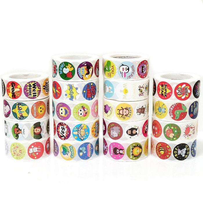 

Sticker Motivasi Guru Reward Penghargaan Anak 8 variasi 500 pcs/ Roll