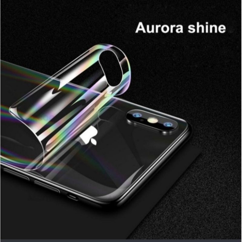 AGS Aurora Redmi 9T 9 Power Xiaomi Poco M3 6.53 Inc Garskin Anti Gores Aurora Pelindung Belakang Hp