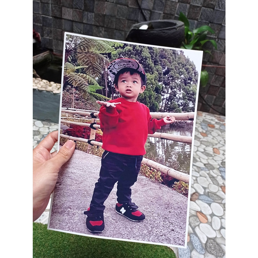 cetak foto 10R atau A4 + laminasi dingin