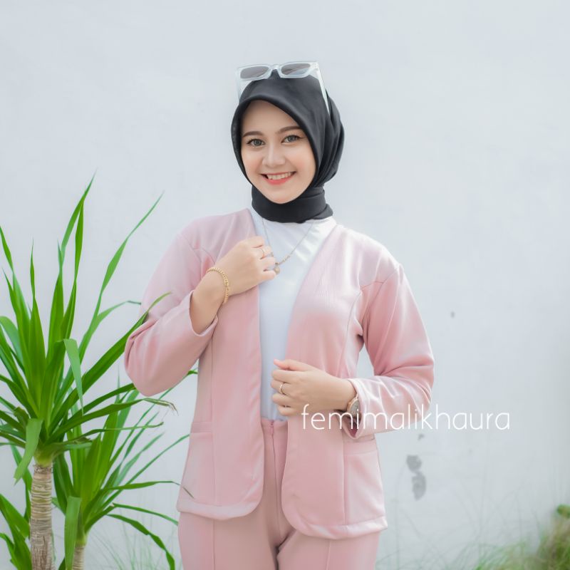 BLEZER NABILA SCUBA PREMIUM