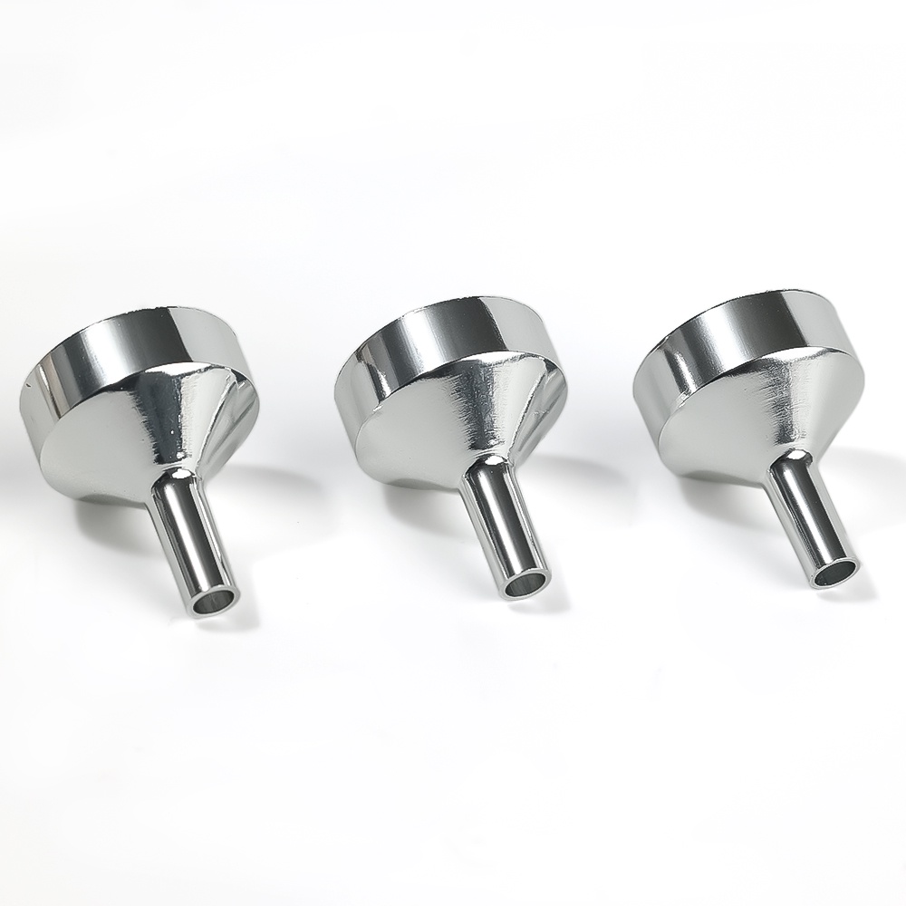 5pcs Corong Mini Bahan Aluminum Untuk Botol Parfum / Minyak Esensial