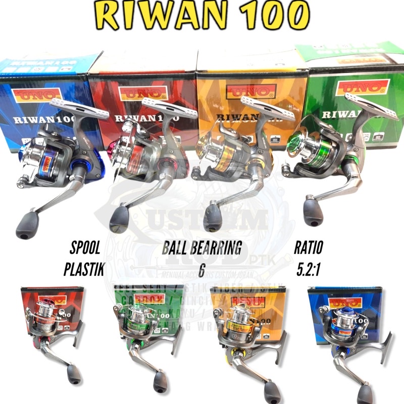REEL PANCING UDANG UNO RIWAN 100 MINI