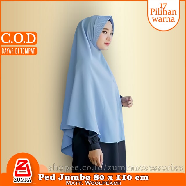 Hijab Instant Harian Jumbo Ped Syari Kerudung Instan Polos Jilbab Bergo Syria Basic Zaida Instant Murah