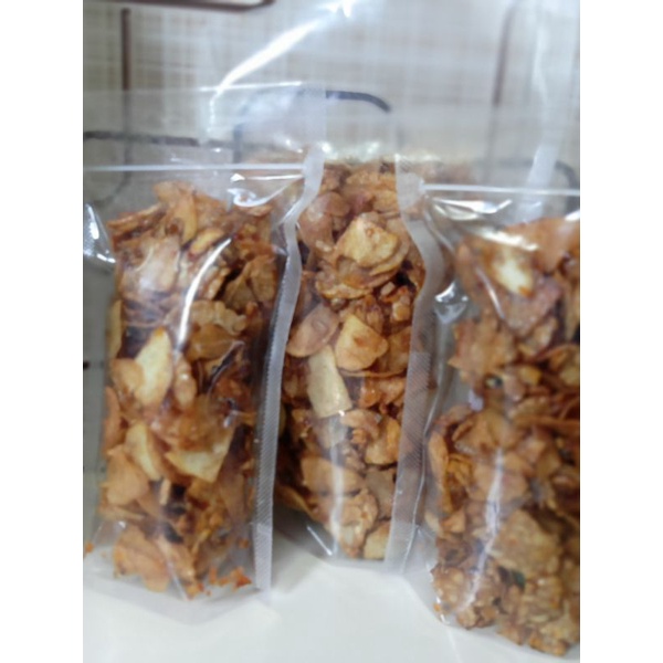 

Kering kentang mix tempe iris tipis