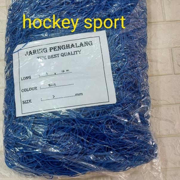 Jaring Pengaman Lapangan Futsal, Bola, voli 5x12x2mm - Biru