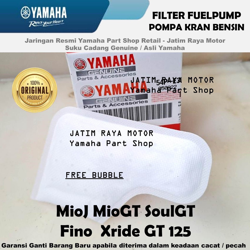 Filter Pompa Kran Bensin Fuelpump Fuel Pump MioJ MioGT SoulGT Fino Xride Asli Yamaha Surabaya