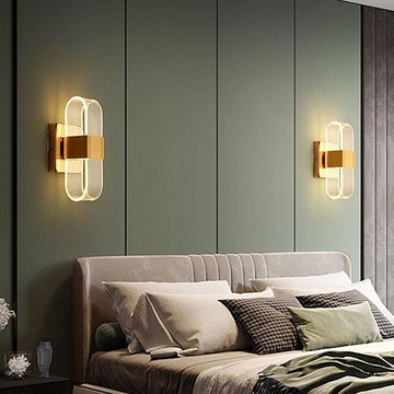 Lampu Dinding Lampu Dinding Minimalis Mewah Untuk Kamar Tidur / Hotel / Koridor