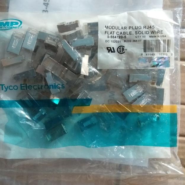 RJ45 STP RJ 45 Metal Shielded CAT 5E AMP - 1 PACK