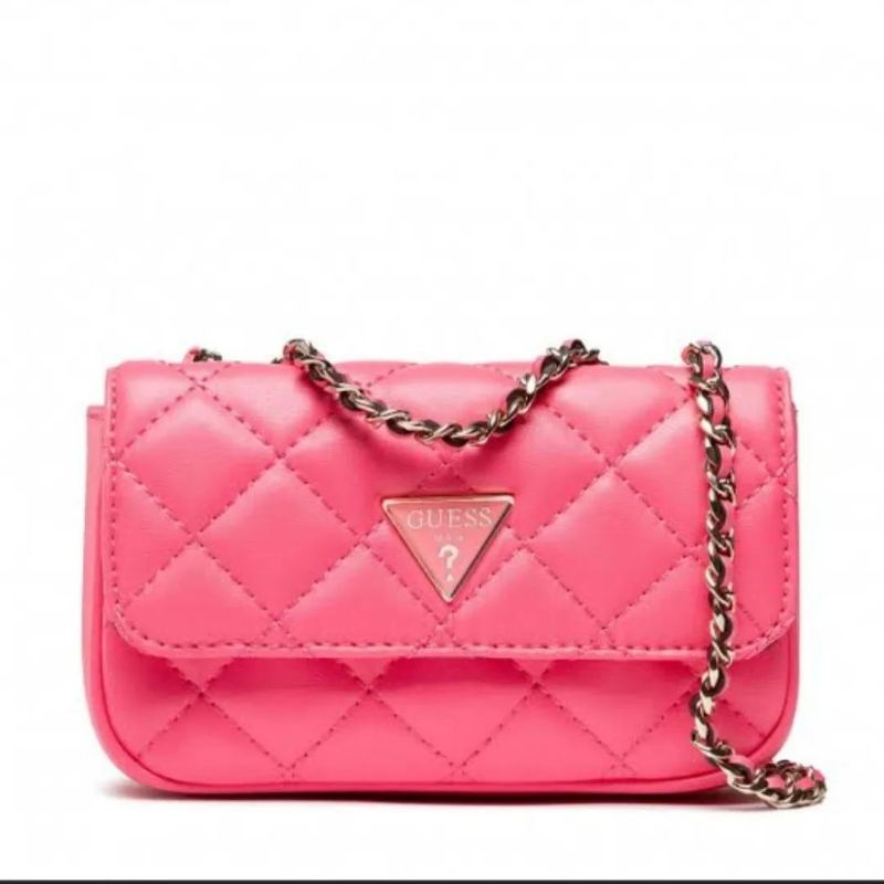 GUESSS Cessily quilted mini crossbody bag