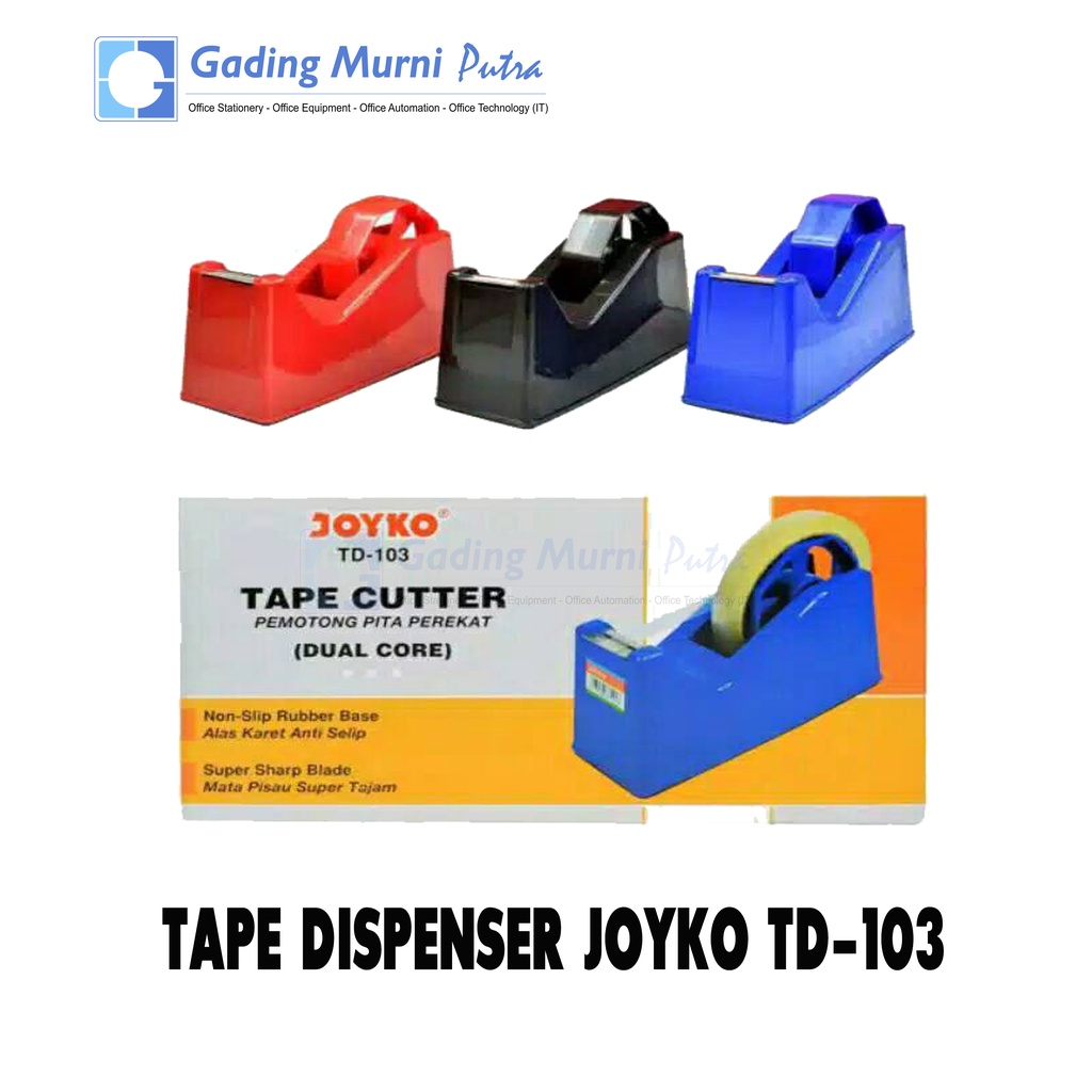 

Dispenser Tape / Tempat Lakban Isolasi Ukuran Sedang JOYKO TD-103