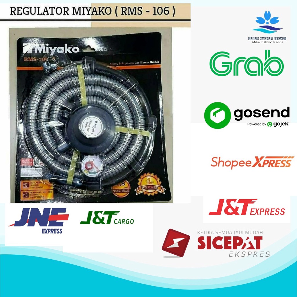 Selang Gas Paket Miyako RMS-106M