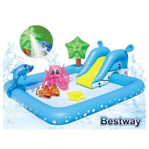 Kolam Bestway Fantastic Aquarium Play Pool Kolam Perosotan 53052