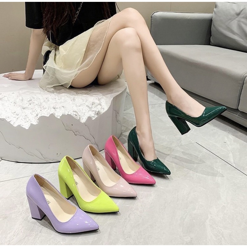 Heelsslop 087 sendal wanita import realpict