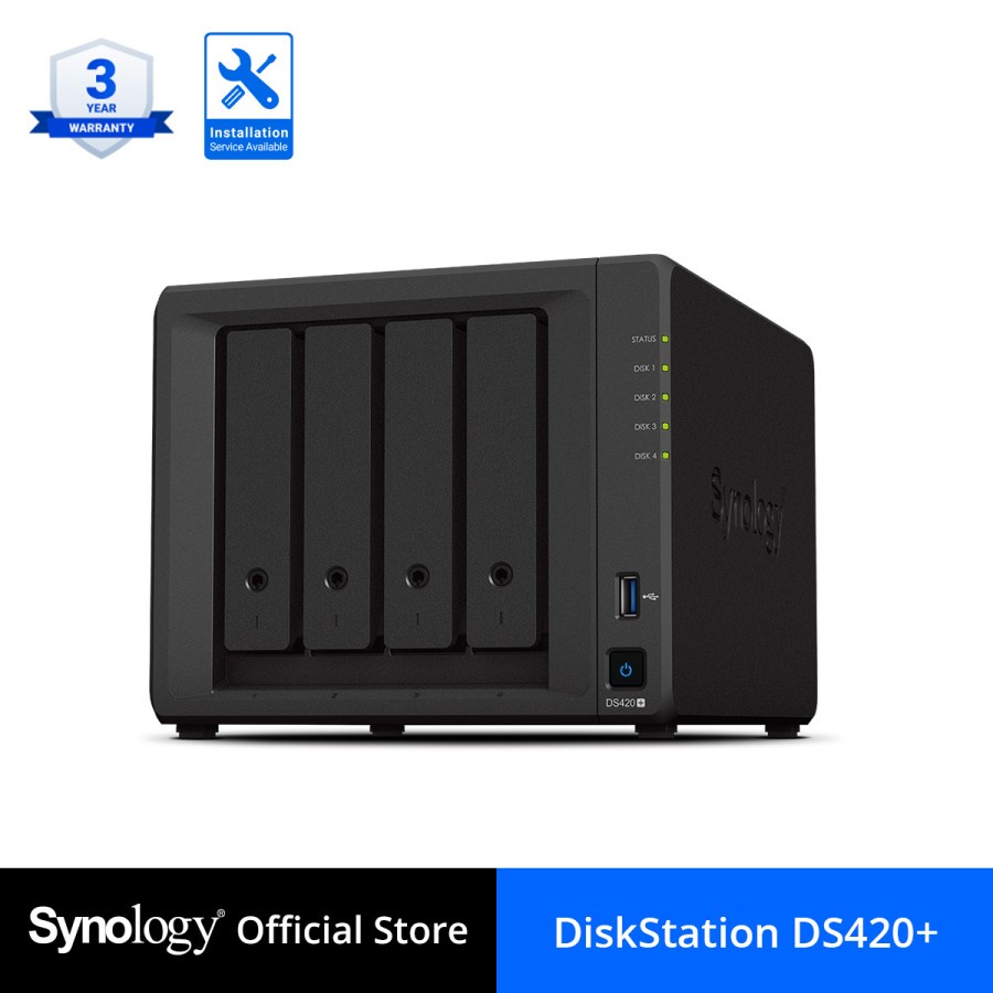 NAS Synology DiskStation DS420+ - 6GB 56TB NAS DS420+ 56TB