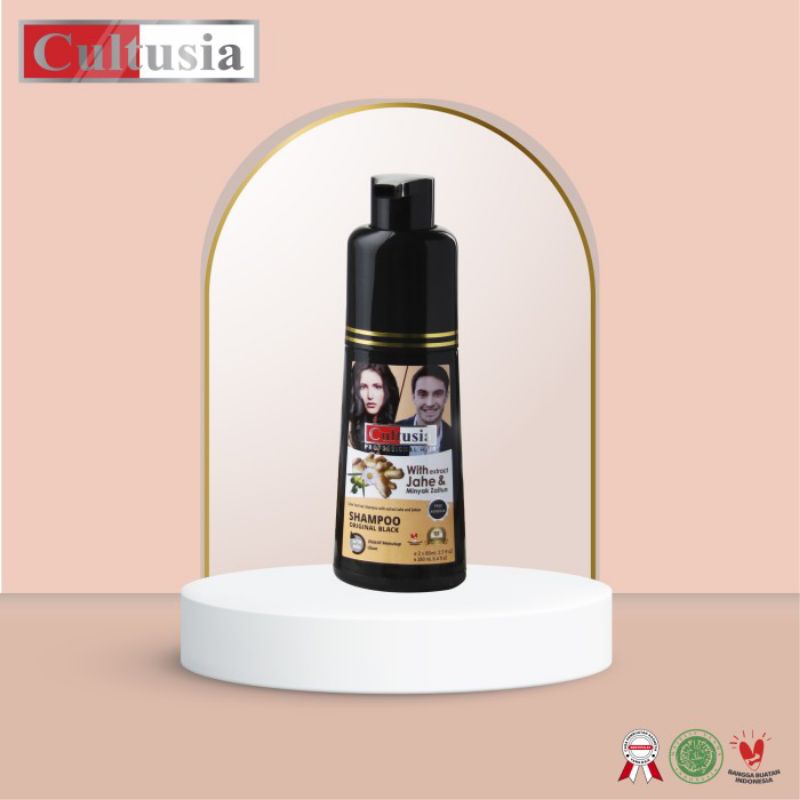 SHAMPOO PENGHILANG UBAN / BLACK INSTANT CULTUSIA