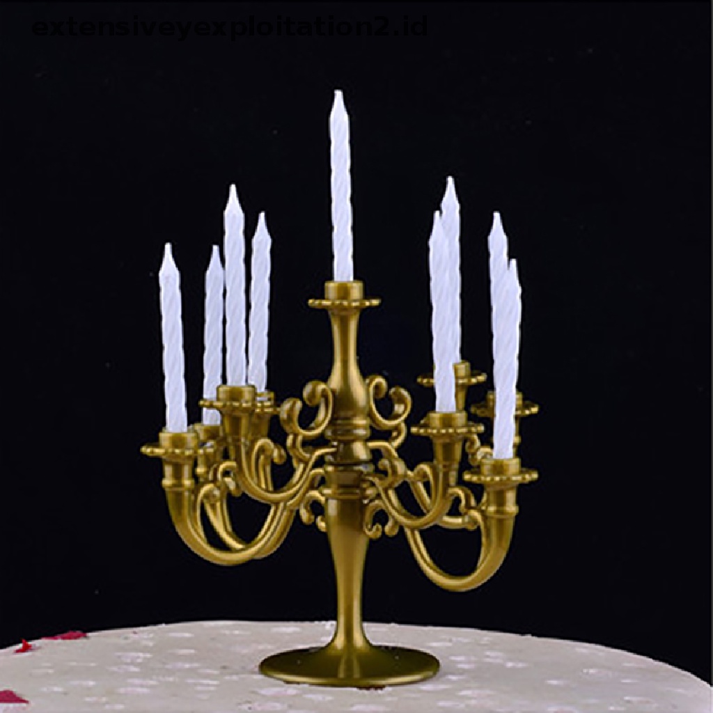 1 Set Holder Topper Kue Ulang Tahun Untuk Dekorasi