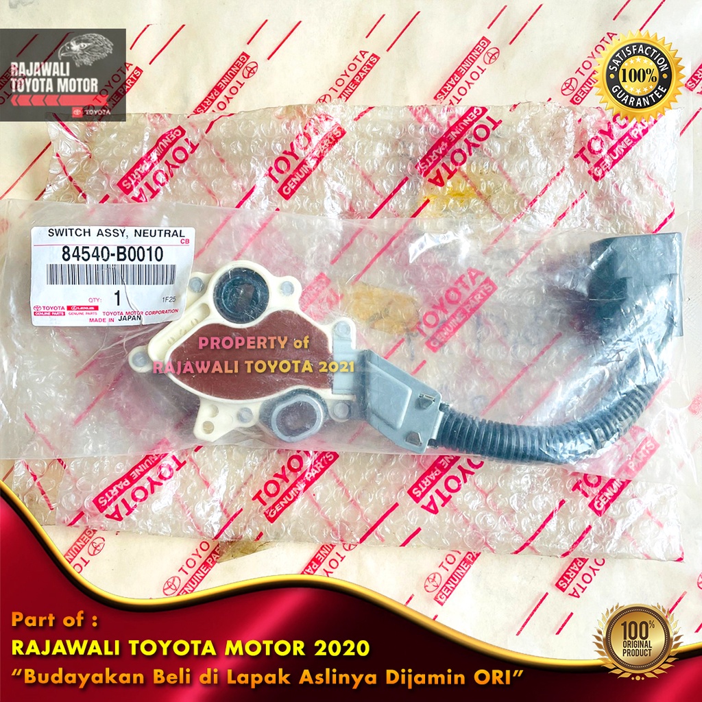 Switch Netral Avanza, Xenia, Rush & Terios VVTI Socket Transmisi Neutral Soket Original Toyota 84540